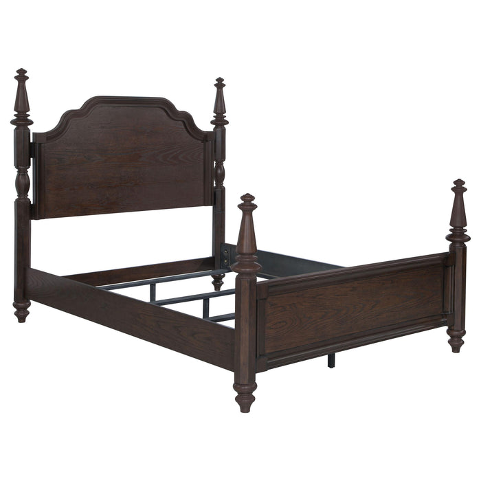 Andover Four-Poster Panel Bed - LATIN HOME FURNITURE - (POMONA,CA)