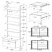 Owens Wall Shelf Set - LATIN HOME FURNITURE - (POMONA,CA)