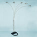 PEWTER SHADE FLOOR LAMP 82 H image