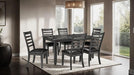 Adia 7 Pc Dinning Table Set Grey & Brown - LATIN HOME FURNITURE - (POMONA,CA)