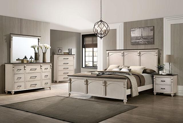 AGATHON Cal.King Bed - LATIN HOME FURNITURE - (POMONA,CA)