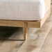 ALESUND Sofa, Beige/Light Oak, Natural & Brown - LATIN HOME FURNITURE - (POMONA,CA)