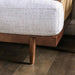 ALESUND Sofa, Beige/Light Oak, Natural & Brown - LATIN HOME FURNITURE - (POMONA,CA)