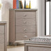 ALLIE Chest Beige & Brown - LATIN HOME FURNITURE - (POMONA,CA)