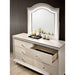 ALLIE Dresser Beige & Rose Gold - LATIN HOME FURNITURE - (POMONA,CA)