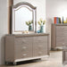 ALLIE Dresser Beige & Rose Gold - LATIN HOME FURNITURE - (POMONA,CA)