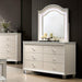 ALLIE Dresser Beige & Rose Gold - LATIN HOME FURNITURE - (POMONA,CA)
