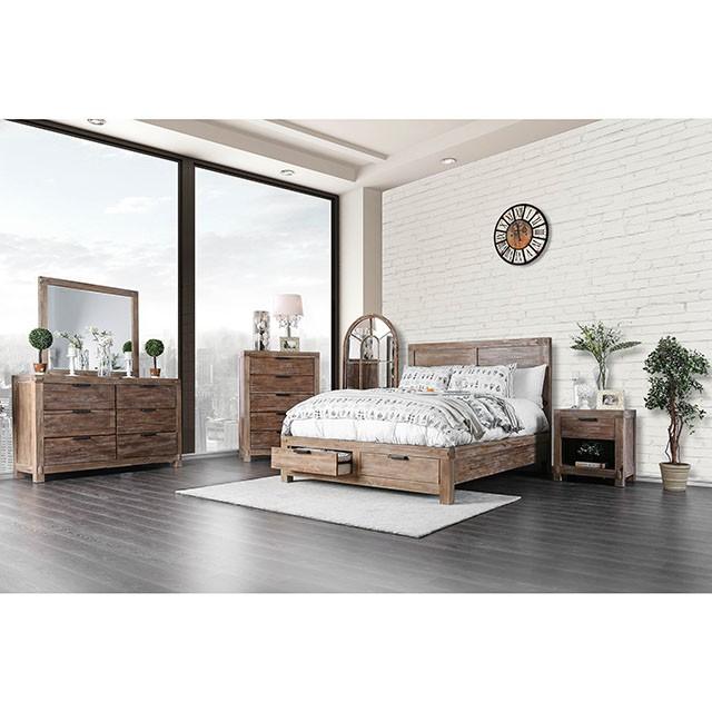 Wynton Weathered Light Oak Dresser - LATIN HOME FURNITURE - (POMONA,CA)