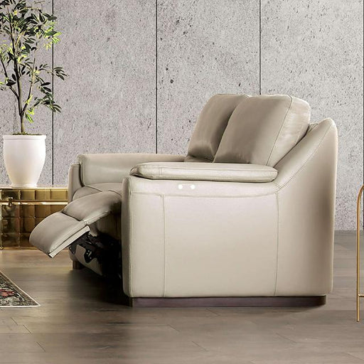 ALTAMURA Power Sofa, Gray & Beige - LATIN HOME FURNITURE - (POMONA,CA)
