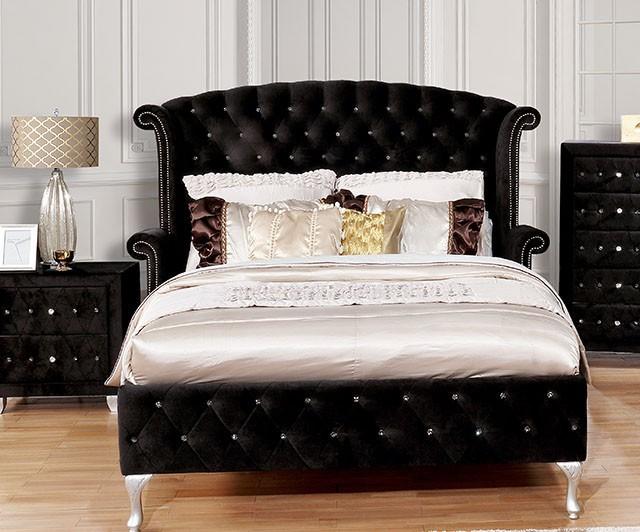 Alzire Bed - LATIN HOME FURNITURE - (POMONA,CA)