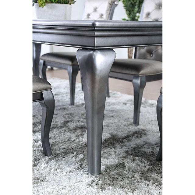 Amina Gray Dining Table - LATIN HOME FURNITURE - (POMONA,CA)