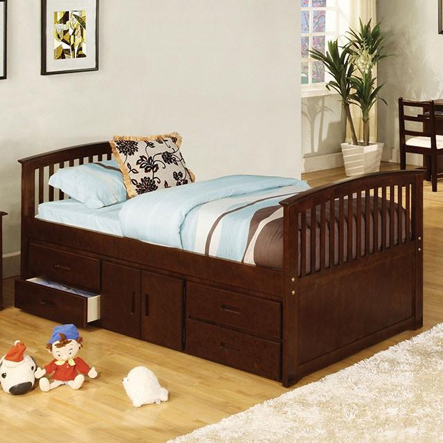 Caballero Captain Twin Bed - LATIN HOME FURNITURE - (POMONA,CA)
