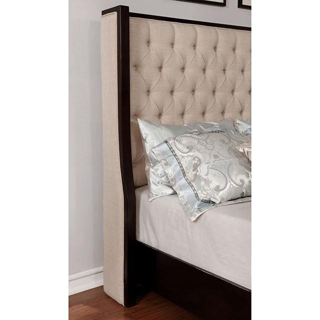 Camille Queen Bed - LATIN HOME FURNITURE - (POMONA,CA)