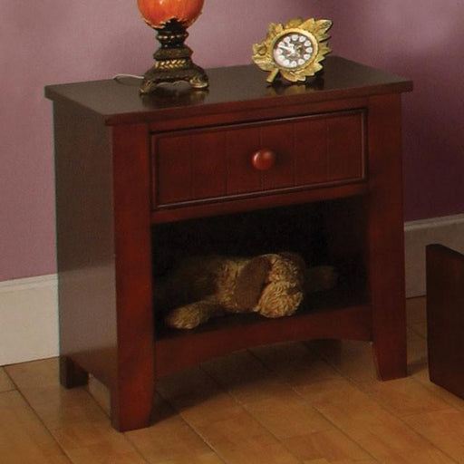 Cara Cherry Night Stand - LATIN HOME FURNITURE - (POMONA,CA)