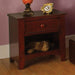 Cara Cherry Night Stand - LATIN HOME FURNITURE - (POMONA,CA)