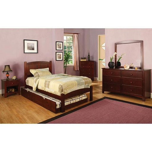 Cara Cherry Night Stand - LATIN HOME FURNITURE - (POMONA,CA)