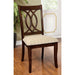 Carlisle Brown Cherry Round Dining Table - LATIN HOME FURNITURE - (POMONA,CA)