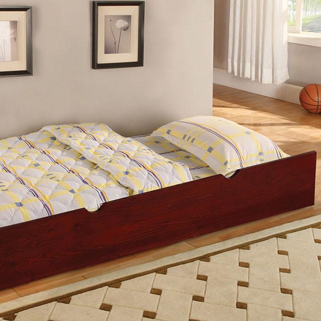 Carus Cherry Twin Bed - LATIN HOME FURNITURE - (POMONA,CA)
