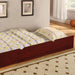 Carus Cherry Twin Bed - LATIN HOME FURNITURE - (POMONA,CA)