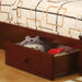 Carus Cherry Twin Bed - LATIN HOME FURNITURE - (POMONA,CA)