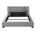 Cayla Cal.King, E.King, & Queen Bed Silver & Grey - LATIN HOME FURNITURE - (POMONA,CA)