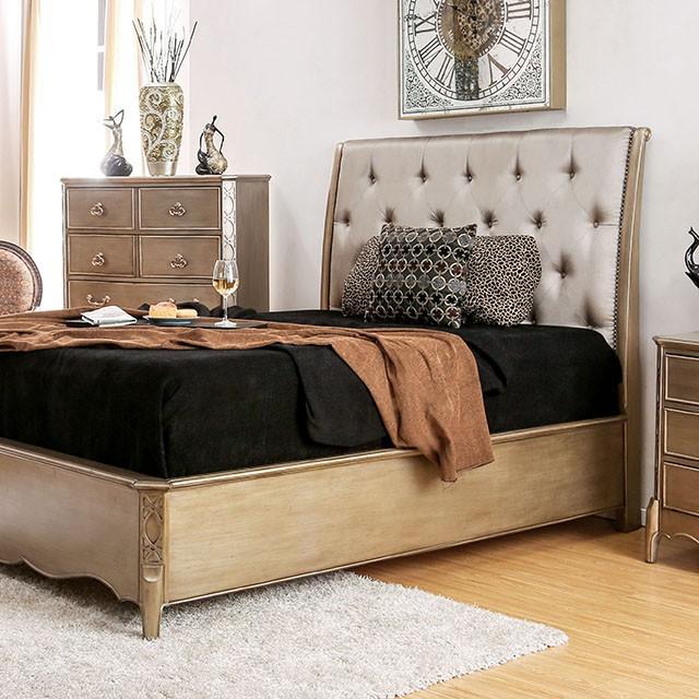 Celine E.King Bed - LATIN HOME FURNITURE - (POMONA,CA)