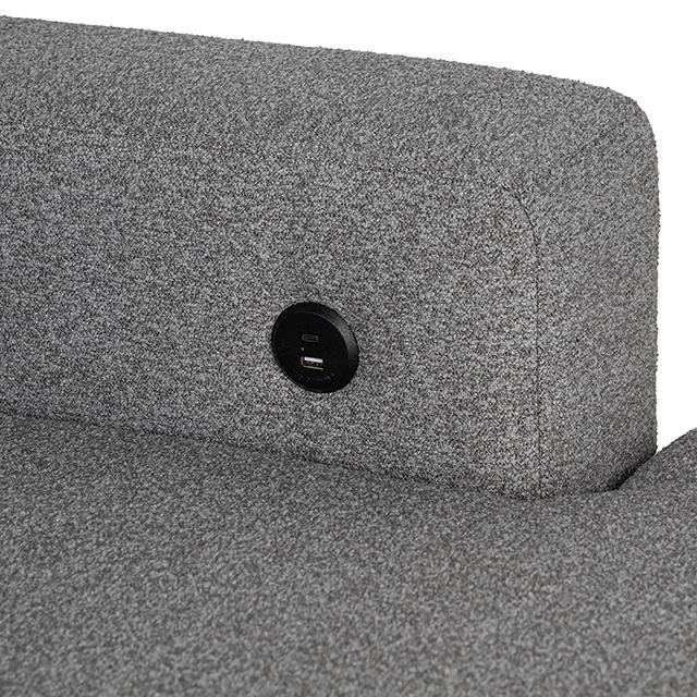 Chatham Sectional Gray - LATIN HOME FURNITURE - (POMONA,CA)