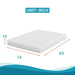 Artemisia 10" Memory Foam Mattress White - LATIN HOME FURNITURE - (POMONA,CA)