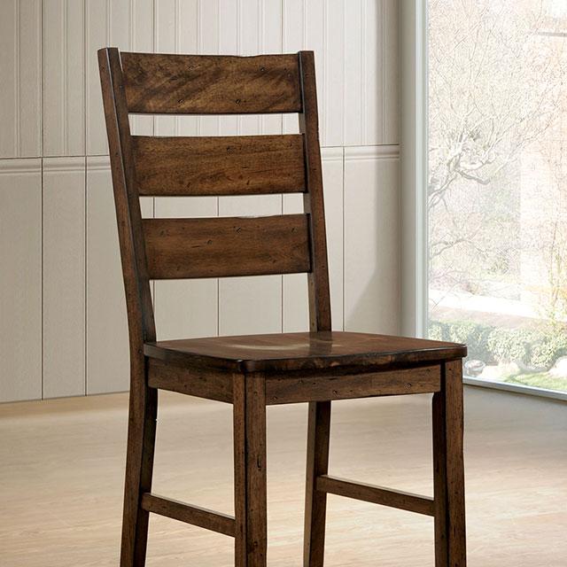 Dulce Walnut Side Chair (2/CTN) - LATIN HOME FURNITURE - (POMONA,CA)
