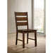 Dulce Walnut Side Chair (2/CTN) - LATIN HOME FURNITURE - (POMONA,CA)