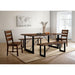 Dulce Walnut Side Chair (2/CTN) - LATIN HOME FURNITURE - (POMONA,CA)
