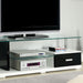 Egaleo Black/White 55" TV Console - LATIN HOME FURNITURE - (POMONA,CA)