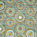Atlas Rug Gray/ Aqua - LATIN HOME FURNITURE - (POMONA,CA)