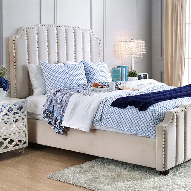 Atria Queen Bed - LATIN HOME FURNITURE - (POMONA,CA)