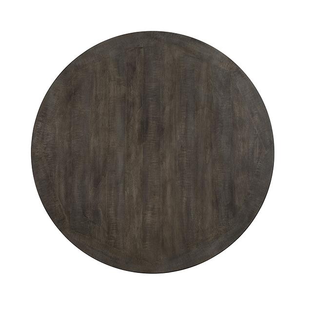 AULETTA Round Dining Table, Gray - LATIN HOME FURNITURE - (POMONA,CA)