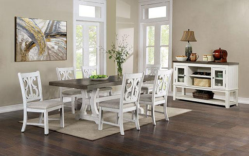 AULETTA Dining Table, Gray - LATIN HOME FURNITURE - (POMONA,CA)