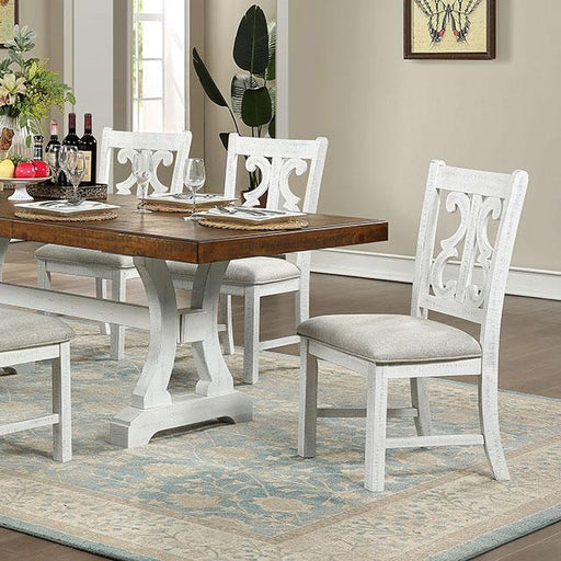 Auletta Transitional Dining Table Round & Squre - LATIN HOME FURNITURE - (POMONA,CA)