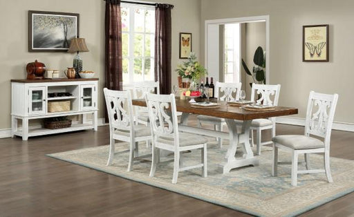 Auletta Transitional Dining Table Round & Squre - LATIN HOME FURNITURE - (POMONA,CA)