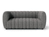 AVERSA Loveseat, Black, Gray, & White - LATIN HOME FURNITURE - (POMONA,CA)