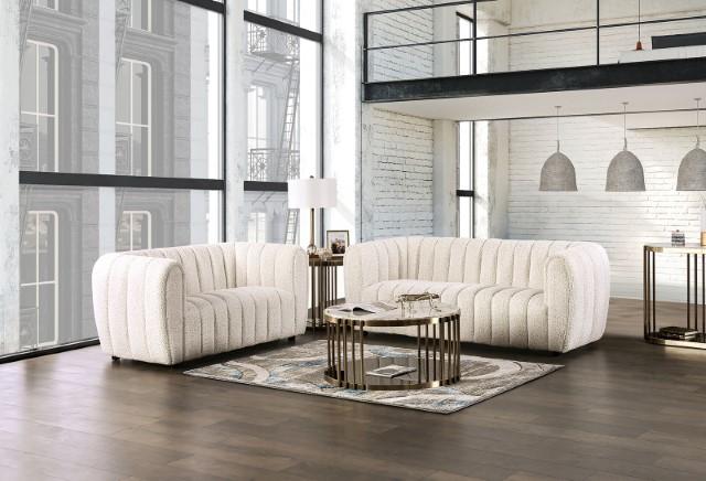 AVERSA Loveseat, Black, Gray, & White - LATIN HOME FURNITURE - (POMONA,CA)