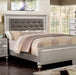 Avior Bed Silver - LATIN HOME FURNITURE - (POMONA,CA)