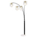 Elouise Black/Gold Arch Lamp - LATIN HOME FURNITURE - (POMONA,CA)