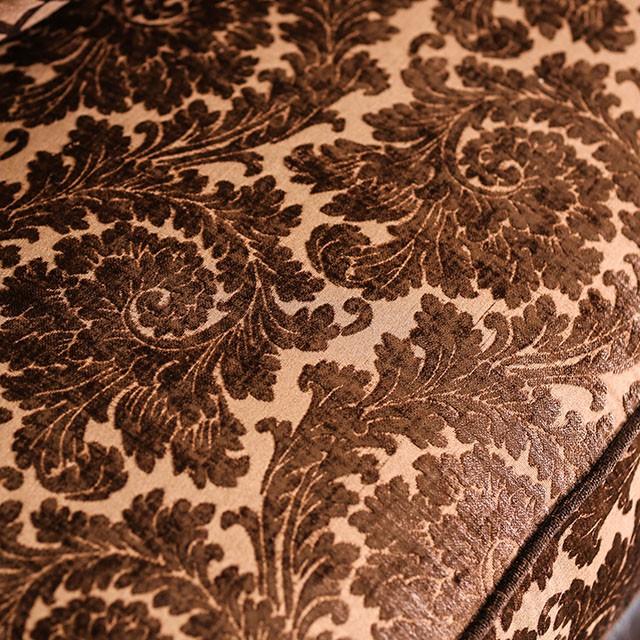 ELPIS Brown/Espresso Sofa - LATIN HOME FURNITURE - (POMONA,CA)