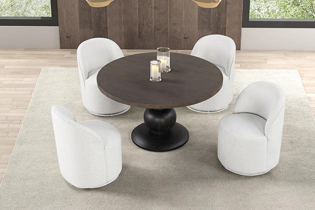 Essen Round Dining Table - LATIN HOME FURNITURE - (POMONA,CA)