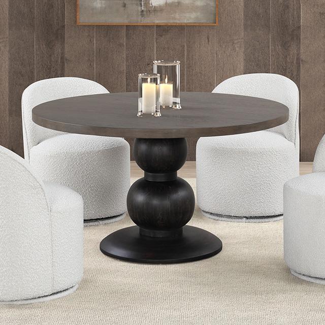 Essen Round Dining Table - LATIN HOME FURNITURE - (POMONA,CA)
