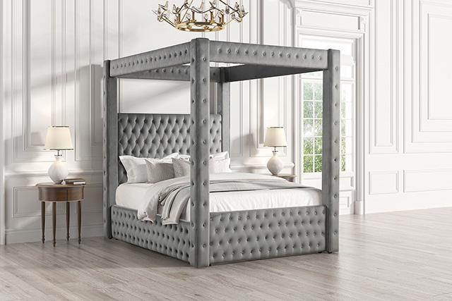 Etherea E.King & Queen Bed - LATIN HOME FURNITURE - (POMONA,CA)