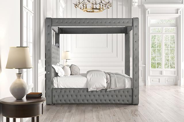 Etherea E.King & Queen Bed - LATIN HOME FURNITURE - (POMONA,CA)