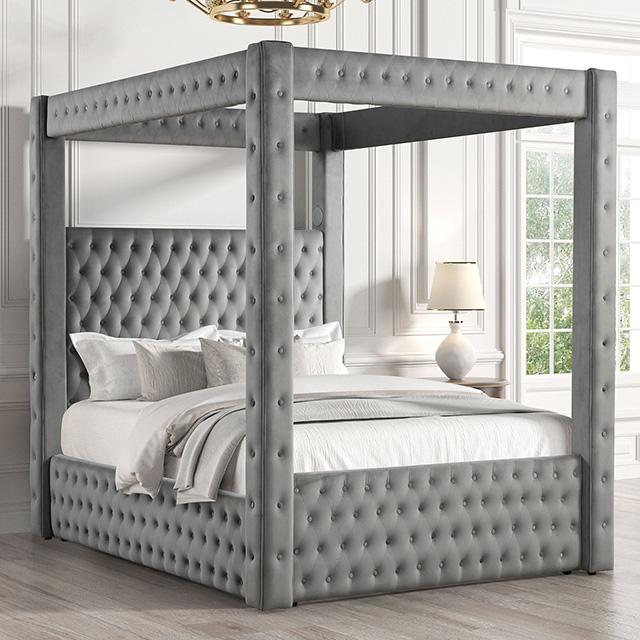 Etherea E.King & Queen Bed - LATIN HOME FURNITURE - (POMONA,CA)