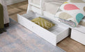 Emilee Twin/Full Bunk Bed White, Grey, Espresso, & Black - LATIN HOME FURNITURE - (POMONA,CA)