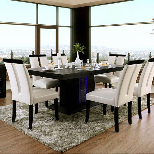 Evangeline Black/Beige Dining Table - LATIN HOME FURNITURE - (POMONA,CA)